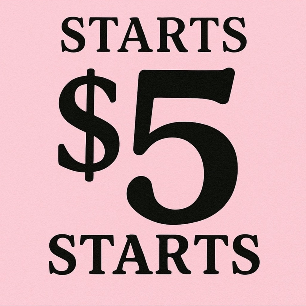 Unlisted live show items for $5